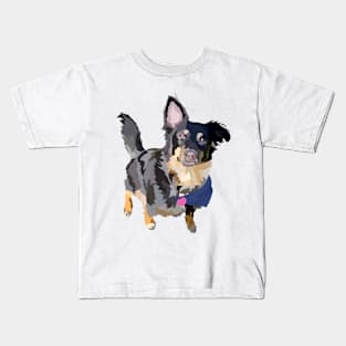 Border collie doodle Kids T-Shirt